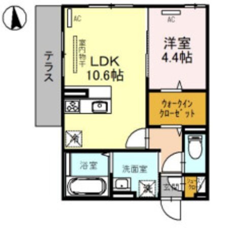 ＪＲ長瀬駅 徒歩5分 1階の物件間取画像